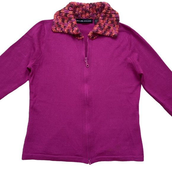 Mary Jane Marcasiano Sweaters - Mary Jane Marcasiano fuchsia sweater size S